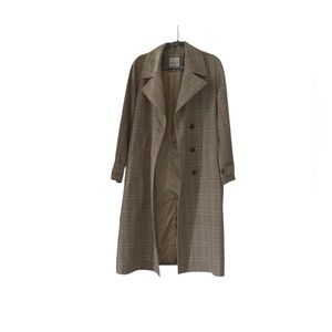 Bagatelle Tan and Brown Trench Coat with Classic Design